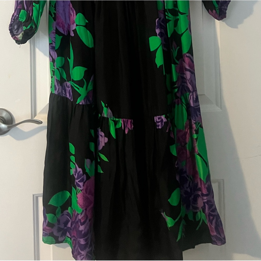 NWT Anthropologie Hope for Flowers by Tracy Reese Floral Midi Dress - Picture 8 of 9